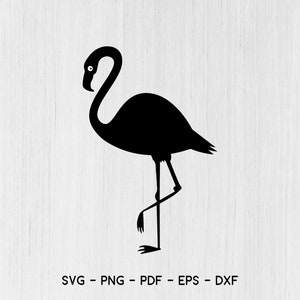 Flamingo Svg, Flamingo Clipart, Beach Svg, Summer Svg, Svg Files, Cricut SVG, Silhouette Svg, Cutting Files