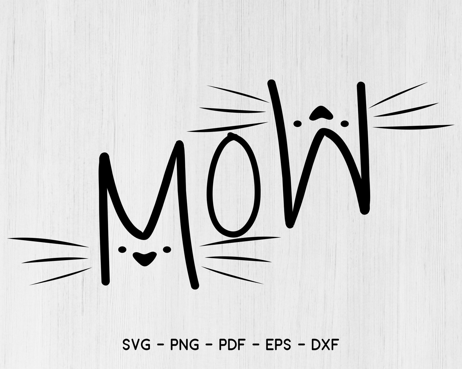 Cat Mom SVG Cut File Cat Mama Svgmothers Day Svgcat Mama - Etsy