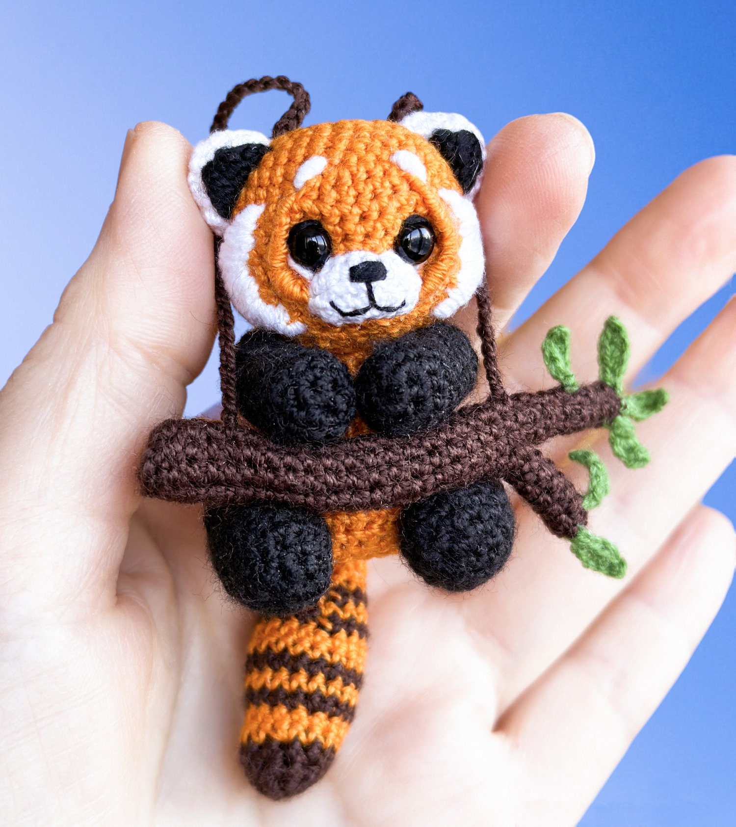 Red Panda Car Accessory for Women Teens, Panda Rear View Mirror