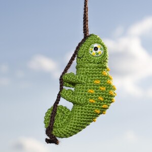 Cute Car Accessory Women Teens, Frog Car Mirror Hanging Accessories Turtle Car Decor, Rear View Mirror Mushroom Car Charm, Cool Hippie Stuff Chameleon
