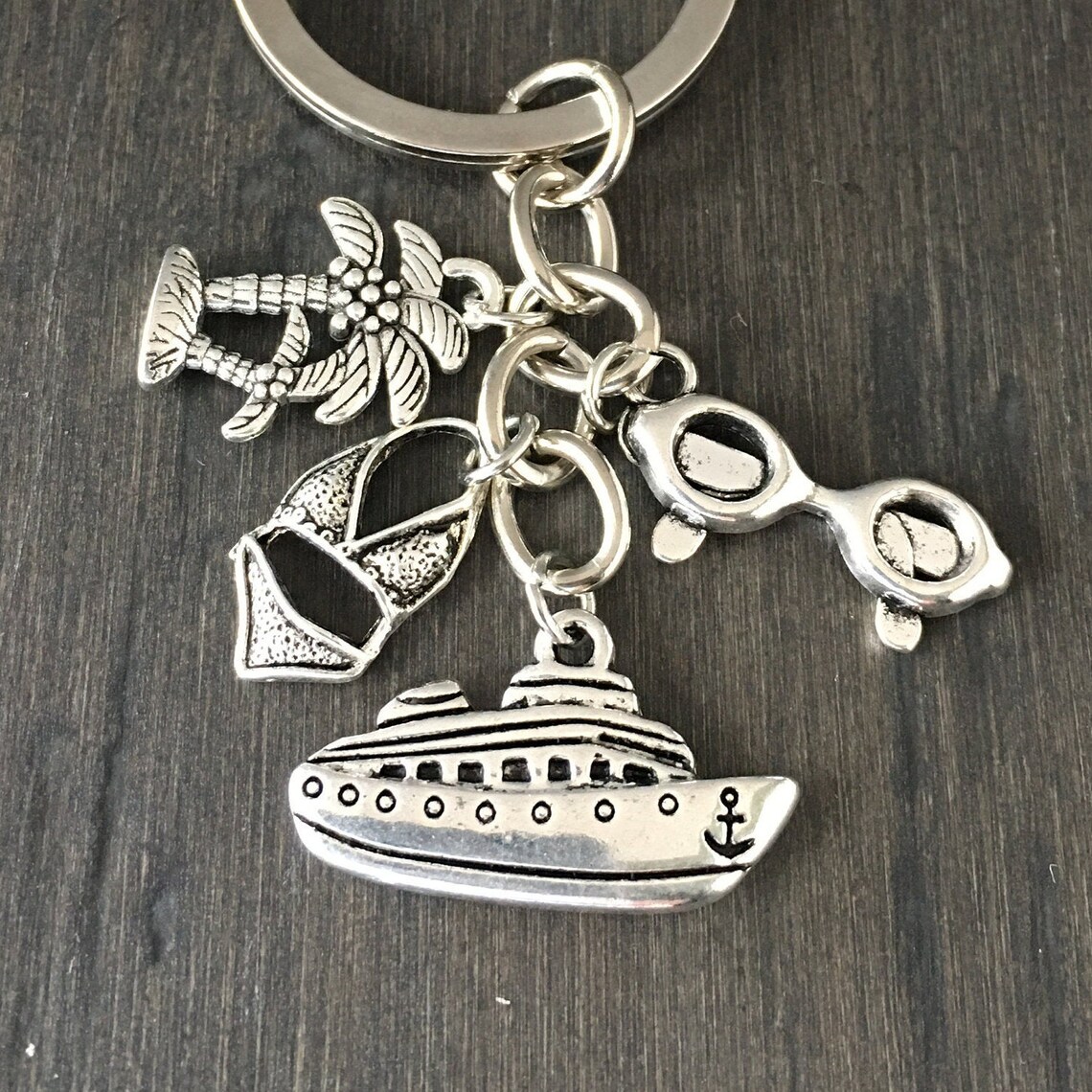 Cruise Ship Keychain Vacation Keychain Travel Keychain Etsy Canada