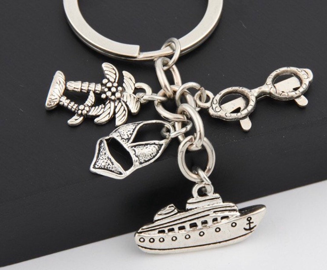 Cruise Ship Keychain Vacation Keychain Travel Keychain Etsy Canada