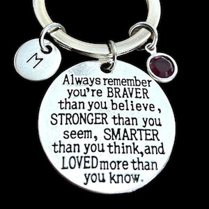 Personalized Gift ~ You Are Stronger Than You Know ~ Rare Disease Gift ~ Motivational Gift ~ Keychain for Women ~ Keyring for Men