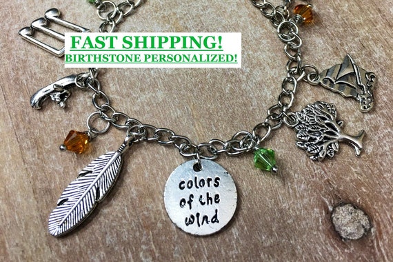 POCAHONTAS Pocahontas Bracelet Pocahontas Charms Princess Bracelet