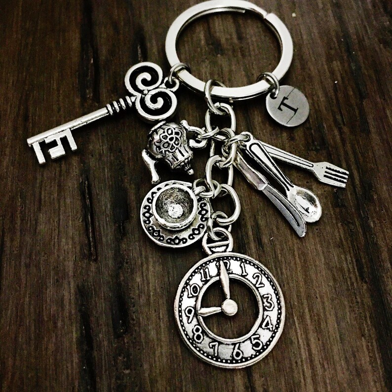 Teacup Keychain Teapot Tea Keychain Tea Bag Charm Tea Gift Teapot Clock