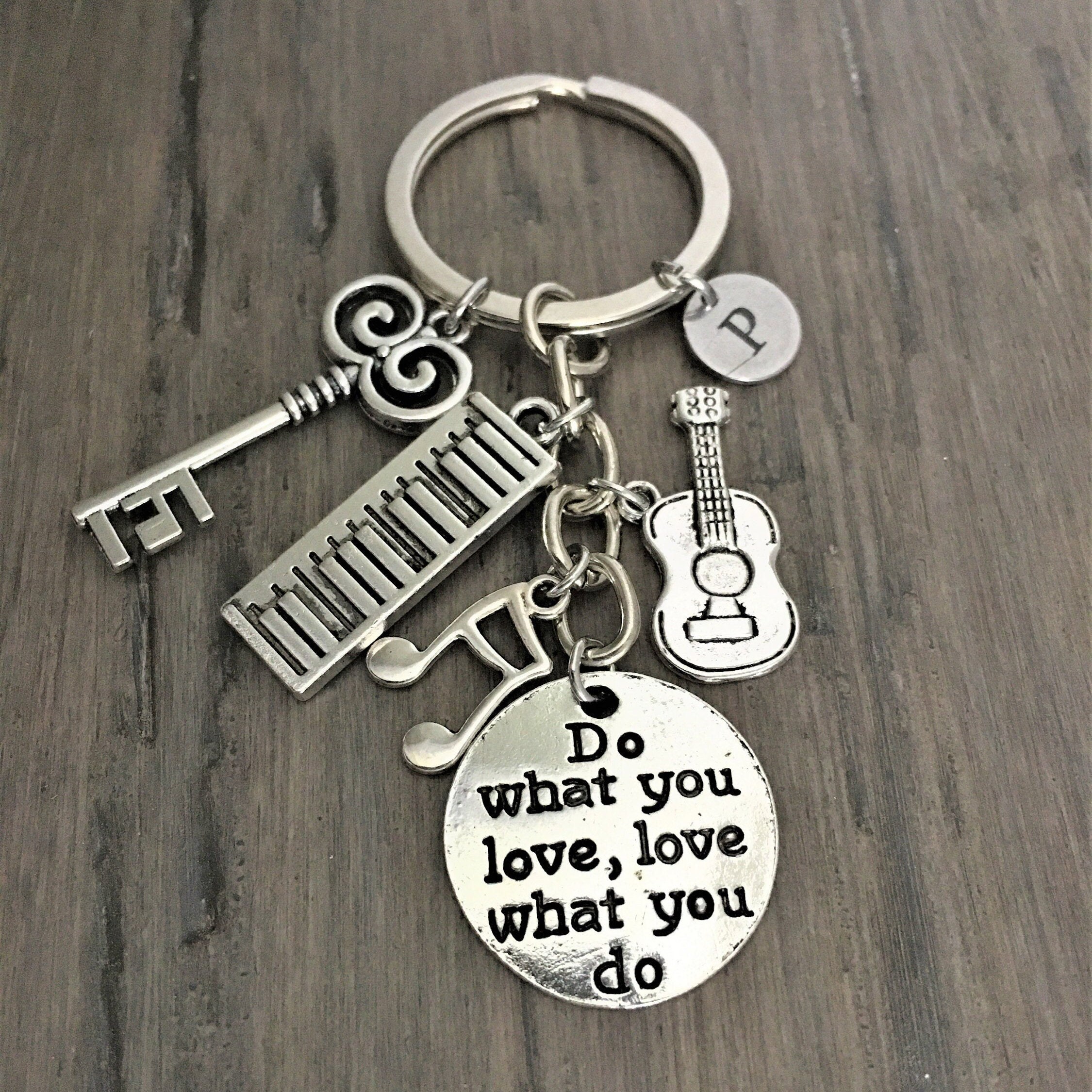 MUSICIAN KEYCHAIN Music Keychain Music Teacher Gift Etsy