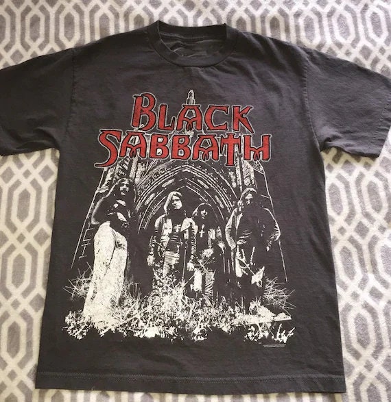 1975 Tour Black Sabbath European Shirt Band Vintage Black - Etsy 日本