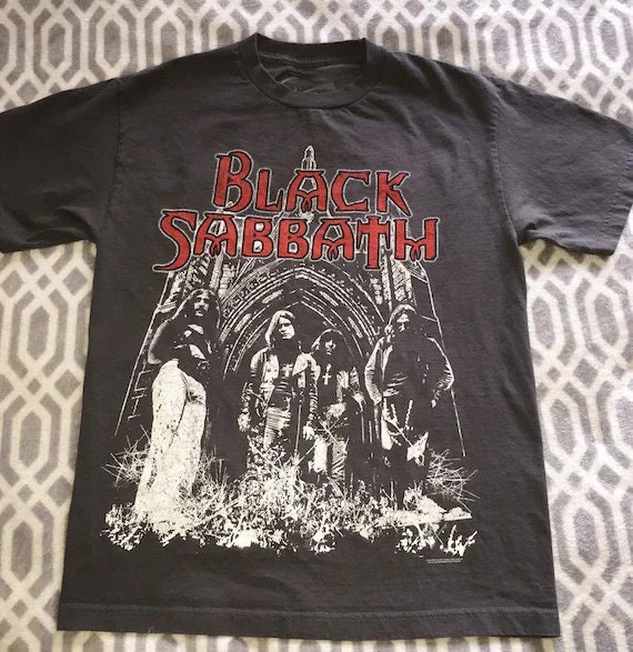 Discover 1975 Tour Black Sabbath European Shirt Band, Vintage Black Sabbath T-Shirt Gift Tee for Men Women Unisex T-Shirt