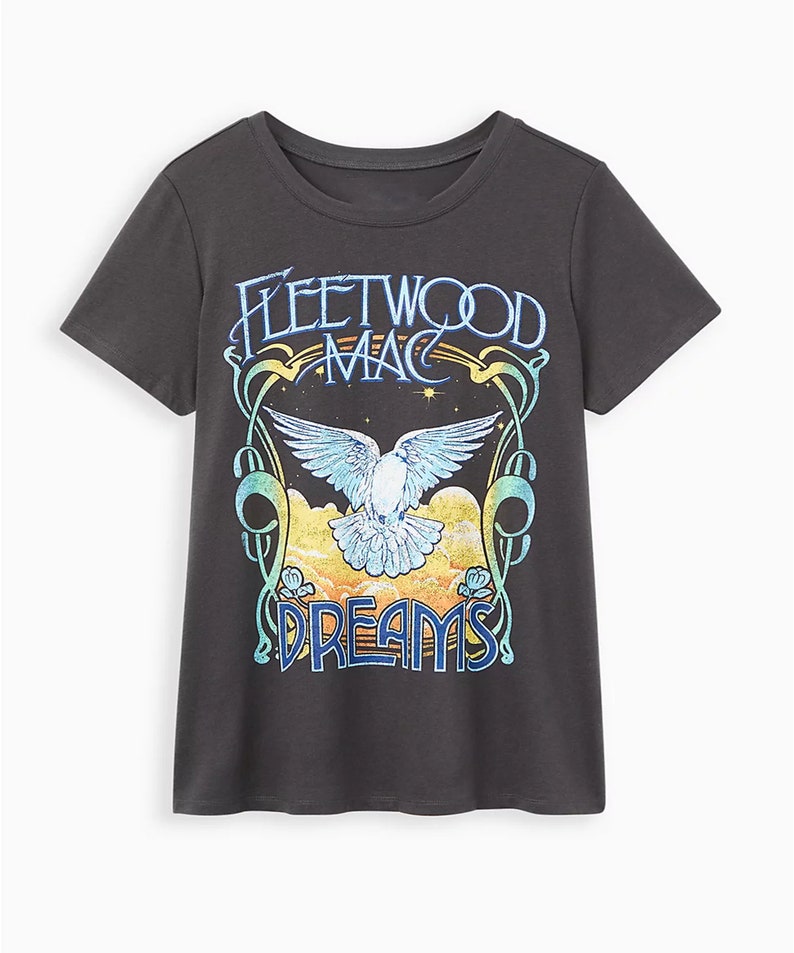 Fleetwood Mac Dreams Tshirt Classic Fit Crew Tee Fleetwood Etsy
