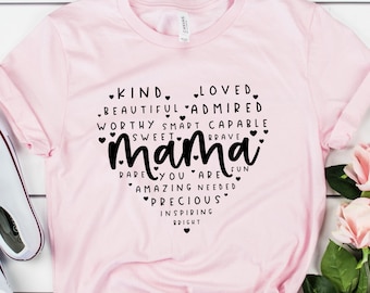 Mama Svg, Mom Svg, Mom Life Svg, Heart Svg, You are Svg, Mother’s day Svg, Mother Svg, Affirmations Svg, Mom Quote Svg, Clipart Cricut
