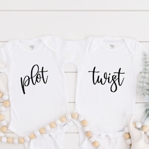 Plot Twist Svg, Baby Svg, Twins Svg, Twin Babies Svg, Funny Twins Svg, Newborn Twins Svg, Funny Baby Svg, Png Clipart Cut File For Cricut