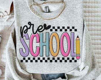 Preschool Svg, Pre-School Svg, Pre-K Svg, Teacher Svg, Back To School Svg, First Day Of School Svg, Preschool Teacher Svg, Png Cut File