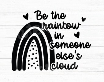 Download Rainbow Quote Svg Etsy