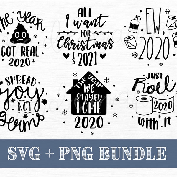 2020 Ornament SVG Bundle - Christmas SVG Bundle - Funny Christmas Ornaments Svg Bundle - File For Cricut - Digital Download