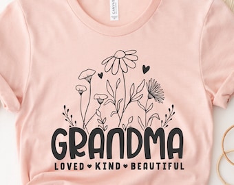 Oma Svg, Oma Floral Svg, Geliebte Oma Svg, Großmutter Svg, Oma Svg, Oma Svg, Muttertag Svg, Png Plotterdatei für Cricut