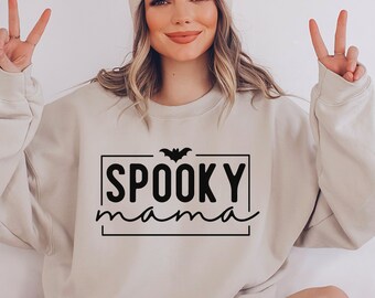 Spooky Mama Svg, Halloween Svg, Spooky Svg, Spooky Mom Svg, Halloween Mom Svg, Spooky Quotes Svg, Trendy Halloween Svg Png Cut File