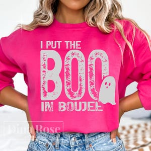 I Put The Boo In Boujee Png, Halloween Png, Ghost Png, Halloween Funny Png, Boo Png, Spooky Png, Spooky Season Png, Fall Png