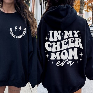 In My Cheer Mom Era Svg, Cheer Mom Svg, Cheer Mama Svg, Retro Cheerleading Svg, Cheerleader Svg, Wavy Cheer Mom Svg, Png Cut File For Cricut