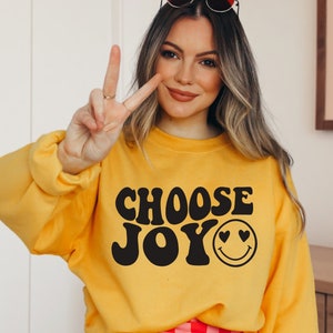 Choose Joy Svg, Inspirational Svg, Be Happy Svg, Choose Happy Svg, Positive Svg, Inspirational Quotes Svg, Mental Health Awareness Svg