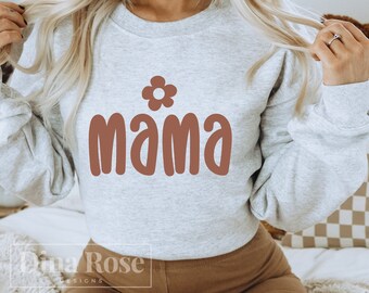 Mama Svg, Mama Floral Svg, Mom Svg, Mama Flower Svg, Mama Shirt Svg, Cute Mama Svg, Mother's Day Svg, Mother Svg, Png Cut File For Cricut