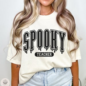 Spooky Teacher Svg, Halloween Teacher Svg, Spooky Svg, Teacher Svg, Spooky Season Svg, Teacher Shirt Svg, Halloween Svg, Png Cut File