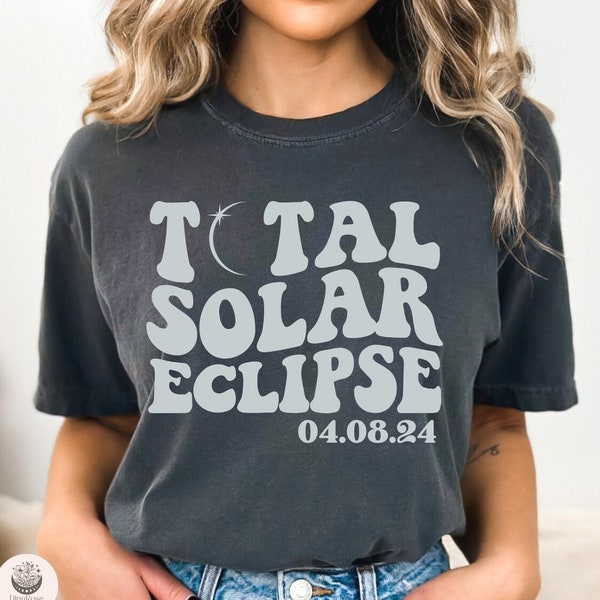 Solar Eclipse Svg, Total Eclipse Svg, Total Solar Eclipse Svg, Wavy Svg, Eclipse Shirt Svg, Eclipse April 8 Svg, 04 08 2024 Svg Png Cut File