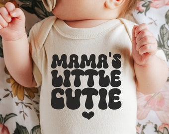 Mama's Little Cutie Svg, Baby Svg, Baby Onesie Svg, Baby Quotes Svg, Cute Baby Svg, Baby Boy Svg, Baby Girl Svg, Newborn Svg, PNG Cut File