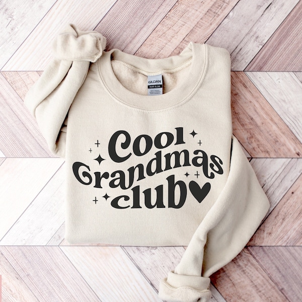 Cool Grandmas Club Svg, Grandma Svg, Cool Grandma Svg, Grandma Quotes Svg, Grandmother Svg, Grandma Shirt Svg, Trendy Grandma Svg Cut File
