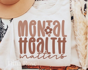 Mental Health Matters Svg, Inspirational Svg, Mental Health Svg, Self Love Svg, Inspirational Quotes Svg, Self Love Quote Svg, Png Cut File