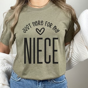 Just Here For My Niece Svg, Aunt Svg, Funny Aunt Svg, Aunt Shirt Svg, Auntie Svg, Aunt Quotes Svg, Aunt Sayings Svg, Png Cut File For Cricut