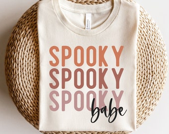 Spooky Babe Svg, Halloween Svg, Spooky Svg, Spooky Girl Svg, Spooky Mom Svg, Halloween Quotes Svg, Spooky Quotes Svg Png Cut File For Cricut