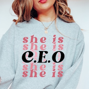 Ela é CEO Svg, Entrepreneur Svg, Motivational Svg, Small Business Svg, Business Mama Svg, Inspirational Svg, Entrepreneur Quotes Cut File