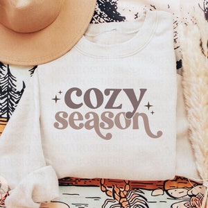 Cozy Season Svg, Fall Svg, Autumn Svg, Cozy Vibes Svg, Winter Svg, Cozy Svg, Fall Sweater Svg, Christmas Svg, Halloween Svg, Png Cut File