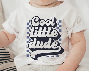 クールな小さな男のSVG、面白い幼児のSVG、レトロな子供のSVG、クールな子供のSVG、男の子のSVG、幼児のシャツのSVG、男の子のTシャツのPNGカットファイル（Cricut用）