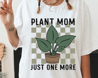 Plant Mom Svg, Just One More Plant Svg, Plant Shirt Svg, Retro Plant Svg, Plants Svg, Plant Quotes Svg, Plant Lover Svg, Png Cut File
