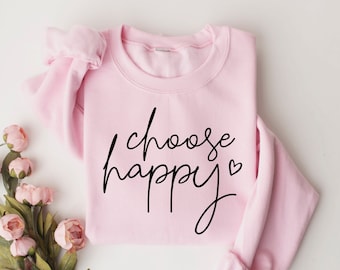 Choose Happy Svg, Happiness Svg, Inspirational Svg, Mental Health Svg, Happy Svg, Be Happy Svg, Positive Svg, Inspirational Quotes Svg