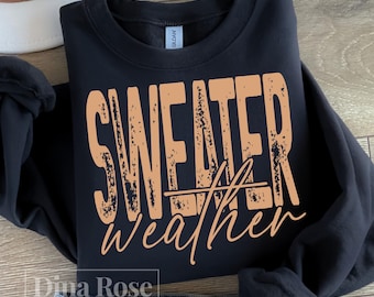Sweater Weather Png, Fall Png, Sweater Png, Autumn Png, Fall Season Png, Fall Vibes Png, Cozy Season Png, Fall Sweater Png, Sublimation Png
