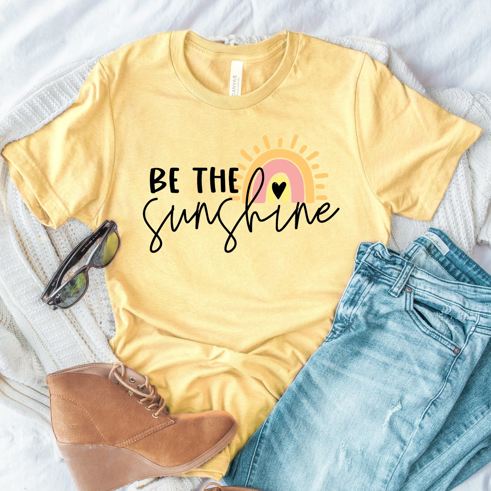 Be the Sunshine Svg Rainbow Svg Hello Sunshine Svg - Etsy