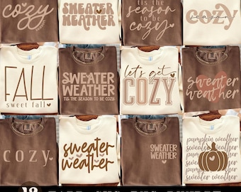 Fall Svg Bundle, Autumn Svg, Winter Svg, Pumpkin Svg, Cozy Vibes Svg, Cozy Svg, Fall Quotes Svg, Fall Sayings Svg, Sweater Weather Svg Png