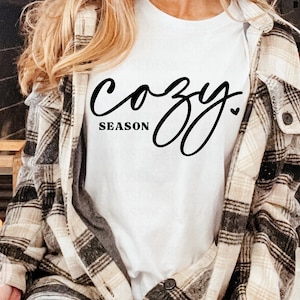 Cozy Season Svg, Fall Svg, Autumn Svg, Cozy Svg, Fall Season Svg, Winter Svg, Halloween Svg, Christmas Svg, Png Cut File For Cricut