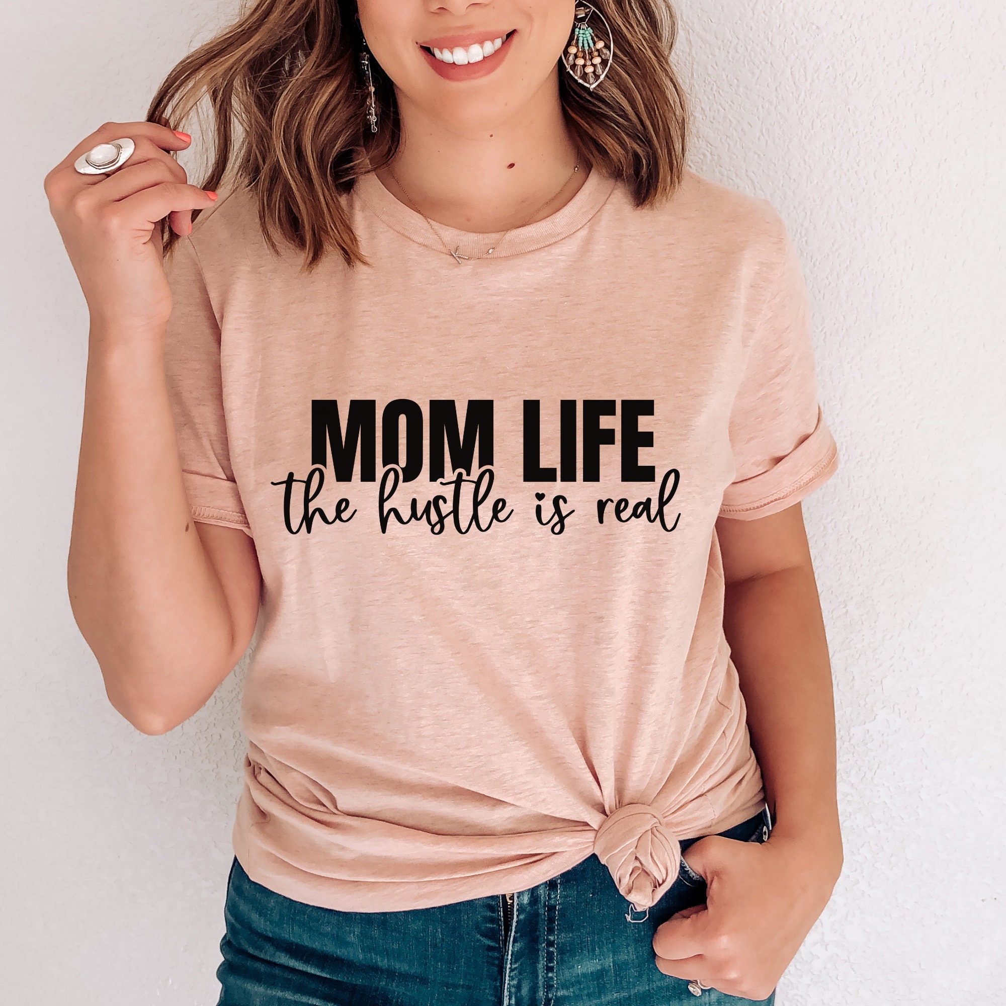 Mom Life Svg Mom Svg Mom Quote the Hustle is Real Svg Funny - Etsy