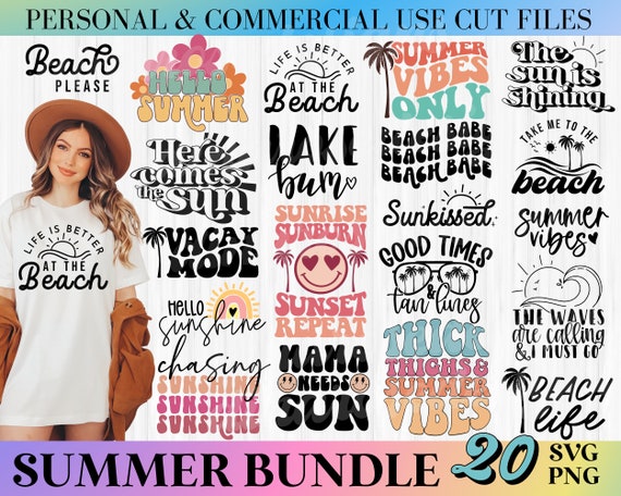 Summer Svg Bundle, Summer Vibes Svg, Beach Svg Bundle, Beach Life Svg, Summer Shirt Svg, Summer Quotes Svg, Beach Quotes Svg Cut File