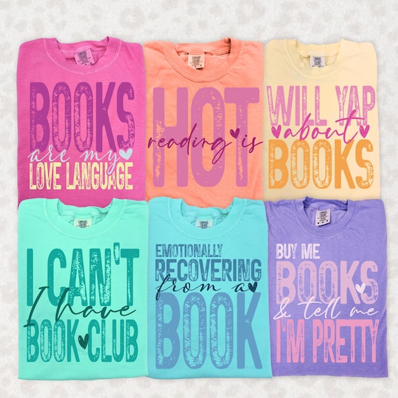 Books Png Bundle, Reader Png, Book Lover Png, Book Quotes Png, I Can't I Have Book Club Png, Will Yap About Books Png, Buy Me Books Png