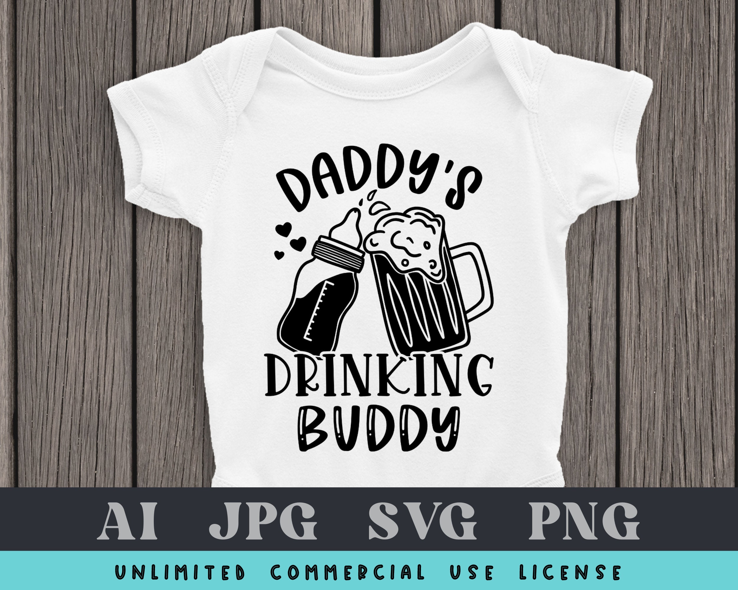 Daddy's Drinking Buddy Svg Drinking Buddies Svg Funny -  Israel