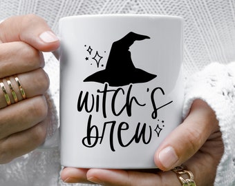 Witch’s Brew Svg, Witch Svg, Halloween Svg, Halloween Mug Svg, Witch Mug Svg, Fall Svg, Witch Quotes Svg, Png Clipart Cut File pour Cricut