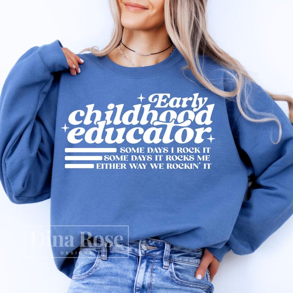 Early Childhood Educator Svg, Some Days I Rock It Some Days It Rocks Me Svg, Teacher Svg, Daycare Teacher Svg, Ece Svg, Png Cut File