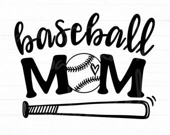 Baseball Mom Svg, Baseball Mama Svg, Baseball Svg, Sports Mom Svg, Png Clipart Cut File For Cricut