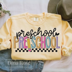 Preschool Svg, Teacher Svg, Back To School Svg, Pre-K Svg, Pre-School Svg, Preschool Teacher Svg, 1st Day Of School Svg, Png Cut File