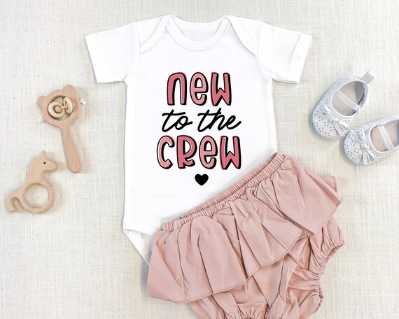 New to the Crew Svg Baby Svg Baby Onesie Svg Funny Baby Quotes Svg Newborn Svg Pregnancy Svg Cut File Etsy Canada