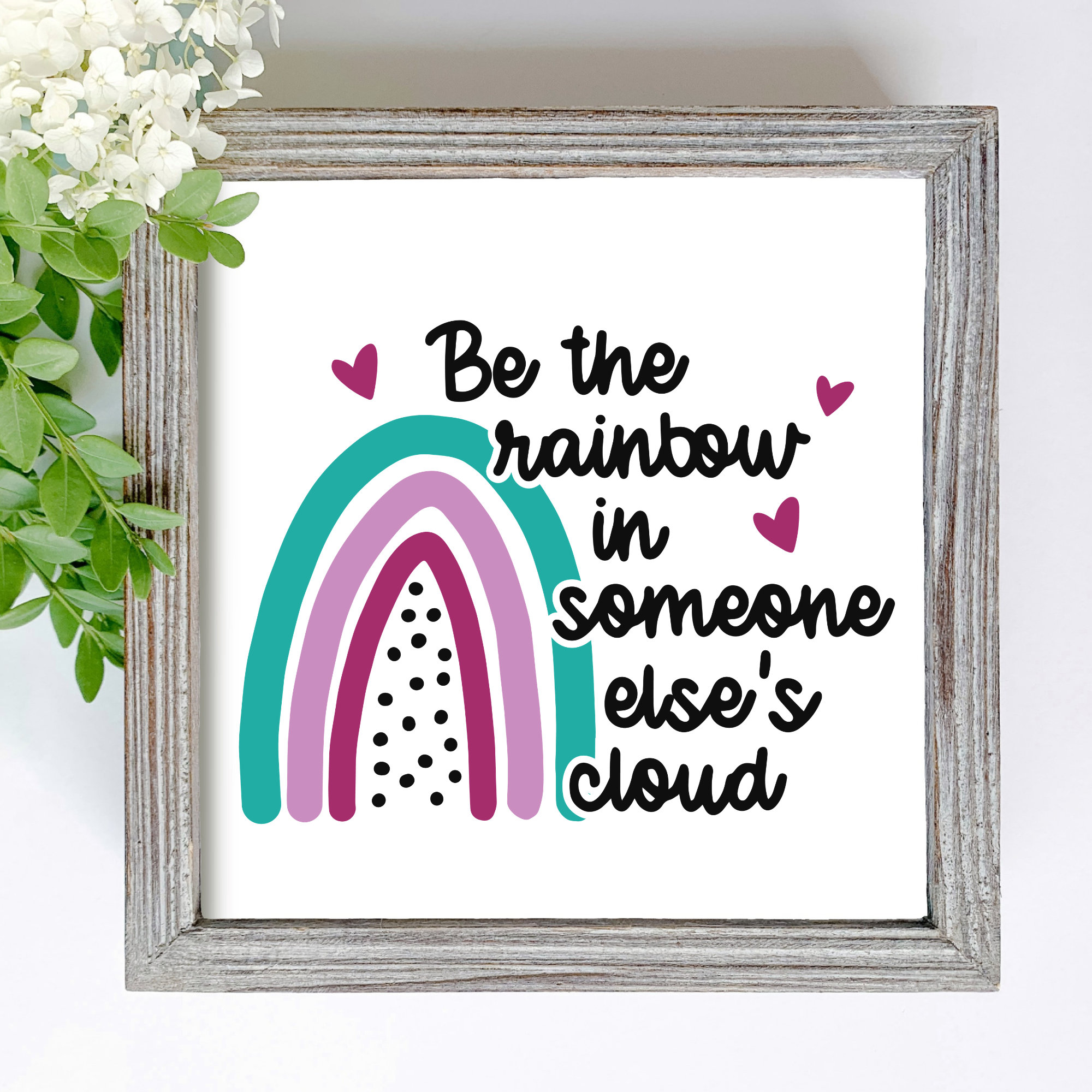 Be the Rainbow in Someone Else's Cloud Svg Colorful - Etsy